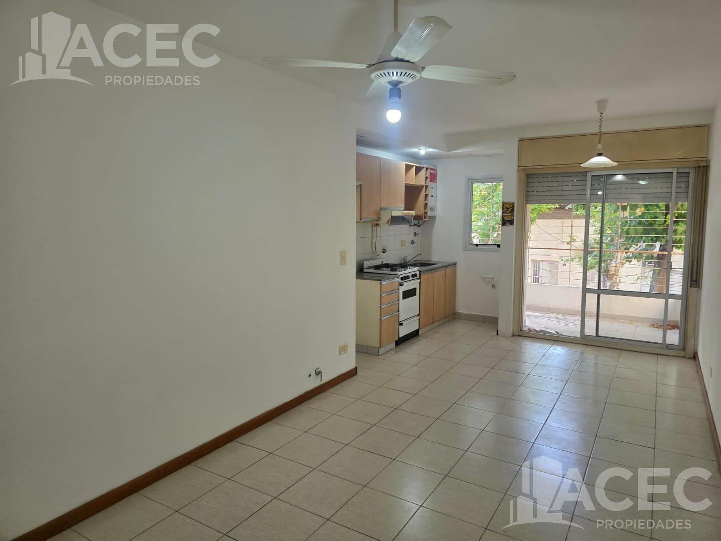 Departamento 2 ambientes con 1 baño