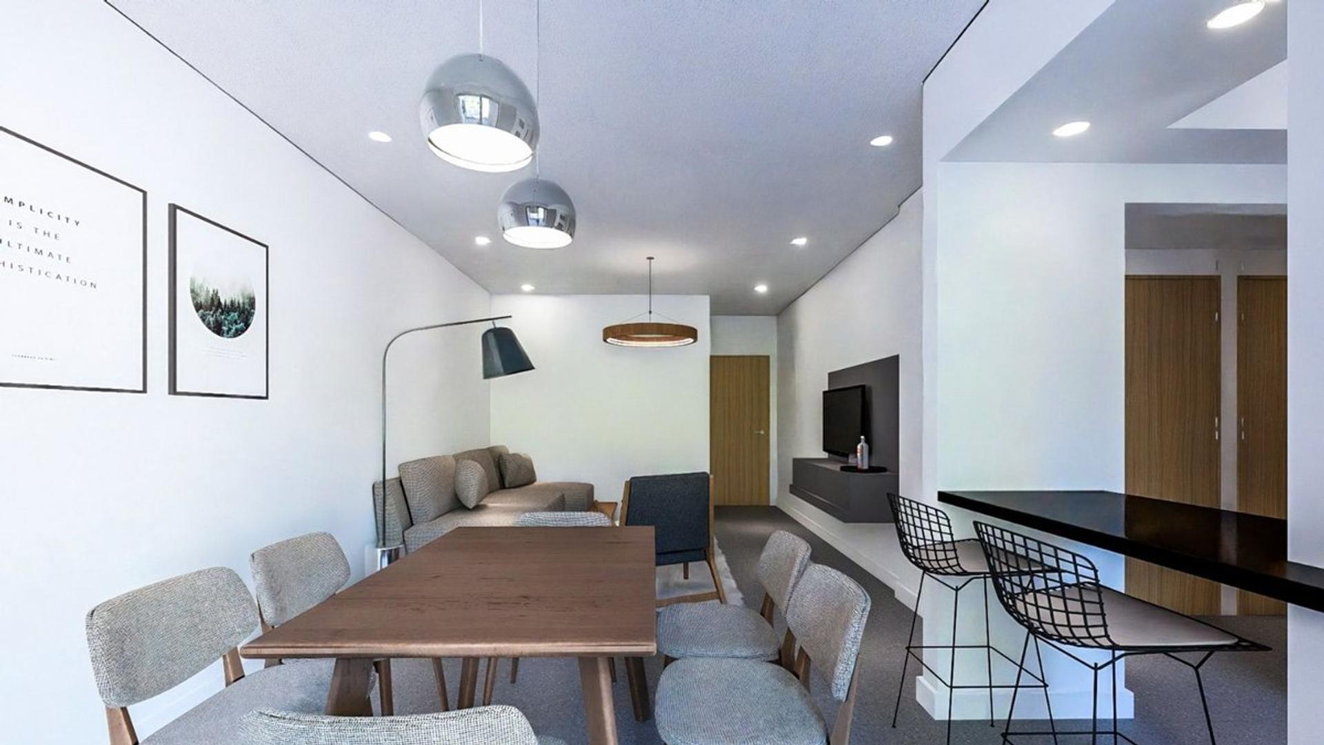 Departamento 3 ambientes con 2 baños