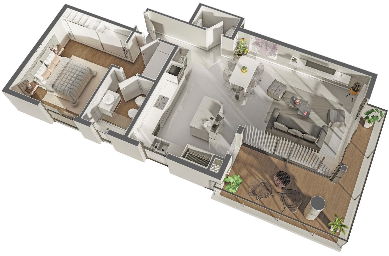 Departamento en Venta de 2 dormitorios