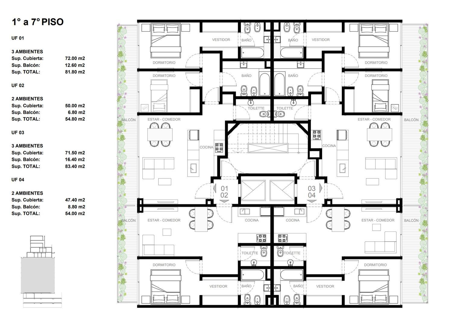 Migueletes 2300, Piso 604