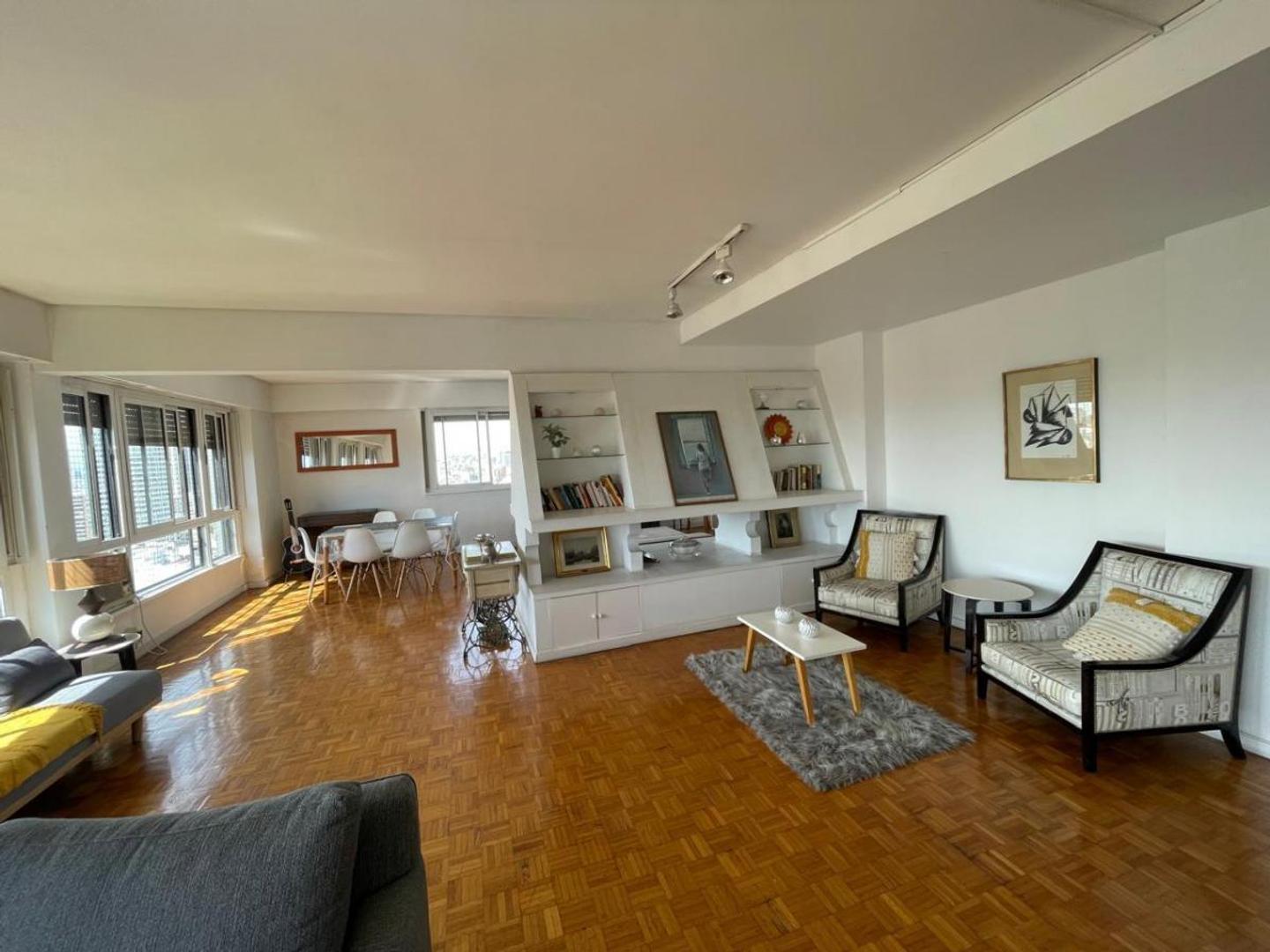 DEPARTAMENTO ALQUILER AMOBLADO 5 AMBIENTES EN PALERMO C/COCH