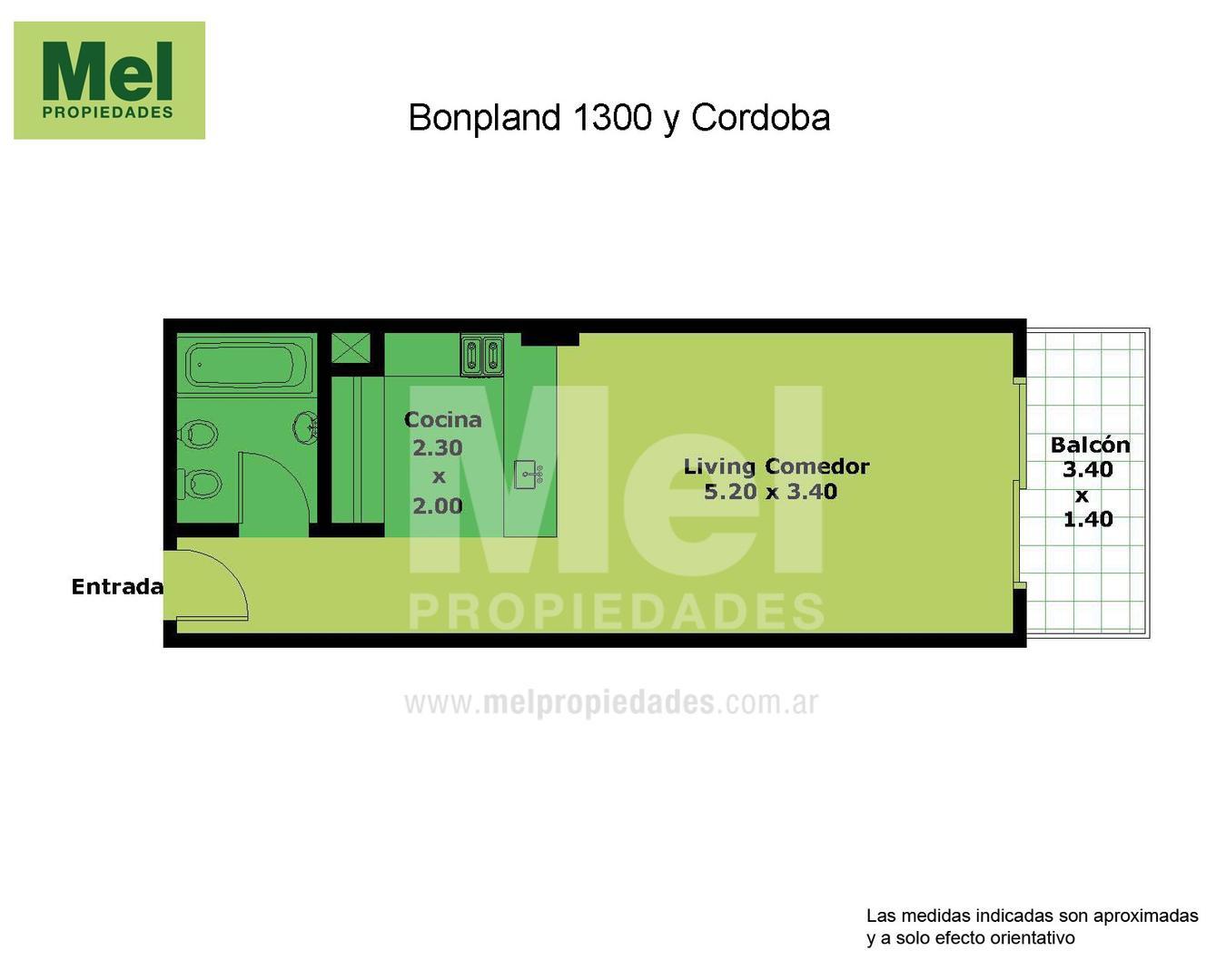 Bonpland 1300, Piso 1