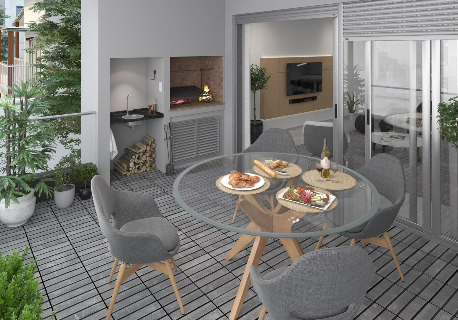 Venta Depto Duplex 3 amb frente con Balcon Terraza y Parrilla en Palermo