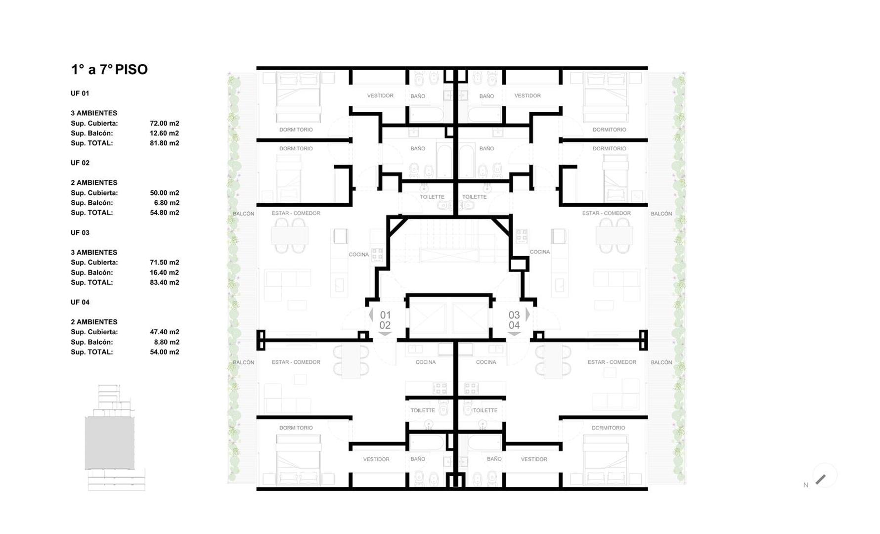Departamento en pozo de dos ambientes - Venta - Bajo Belgrano - Excelente oportunidad.