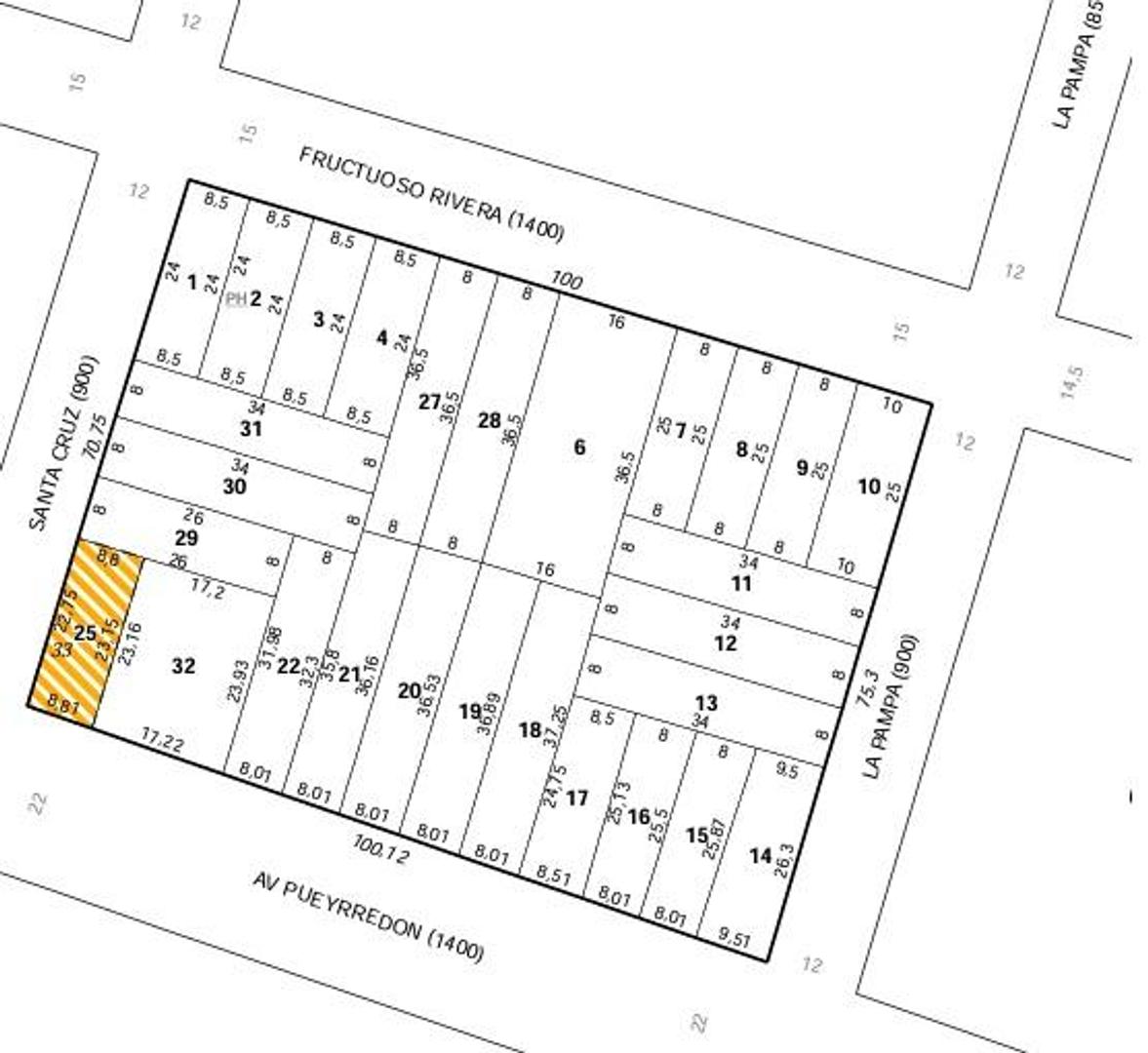 Terreno en Venta en Cordoba, USD 85.000