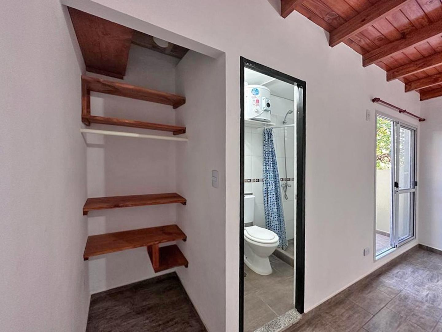 Departamento 2 ambientes con 1 baño