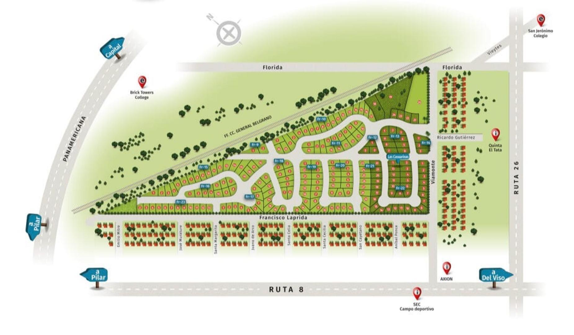 LOTES LAS CASUARINAS BARRIO SEMICERRADO DEL VISO 0% ANTICIPO