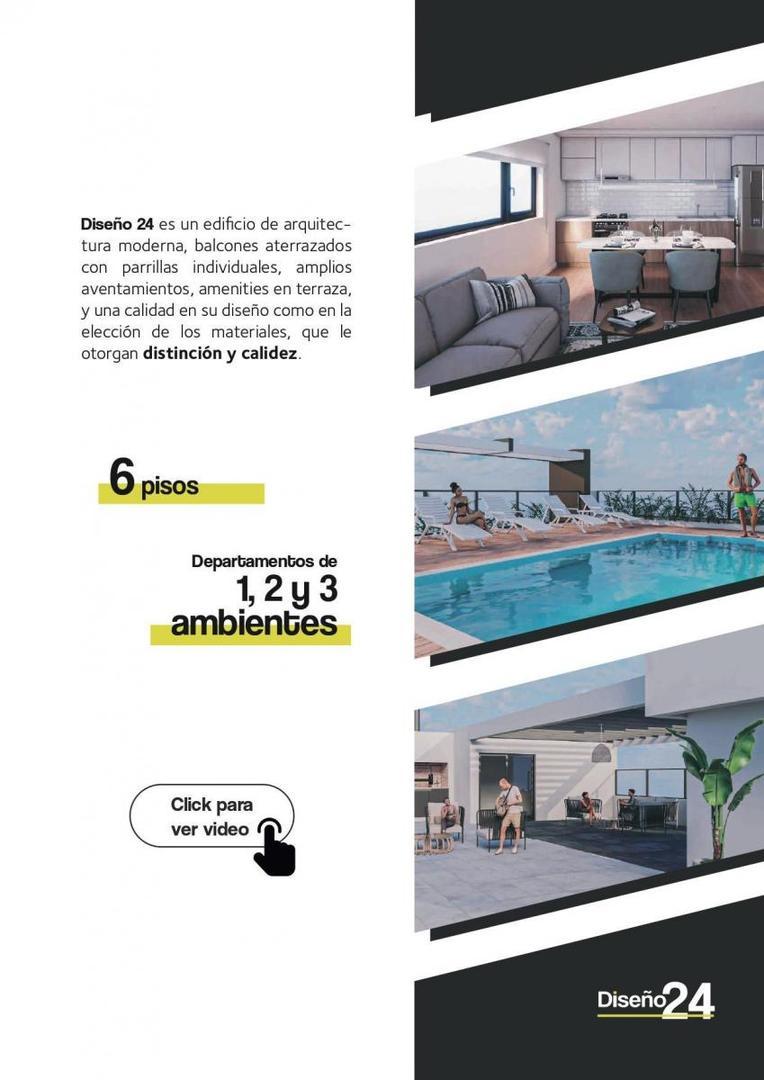 Departamento en Venta de 1 dormitorio