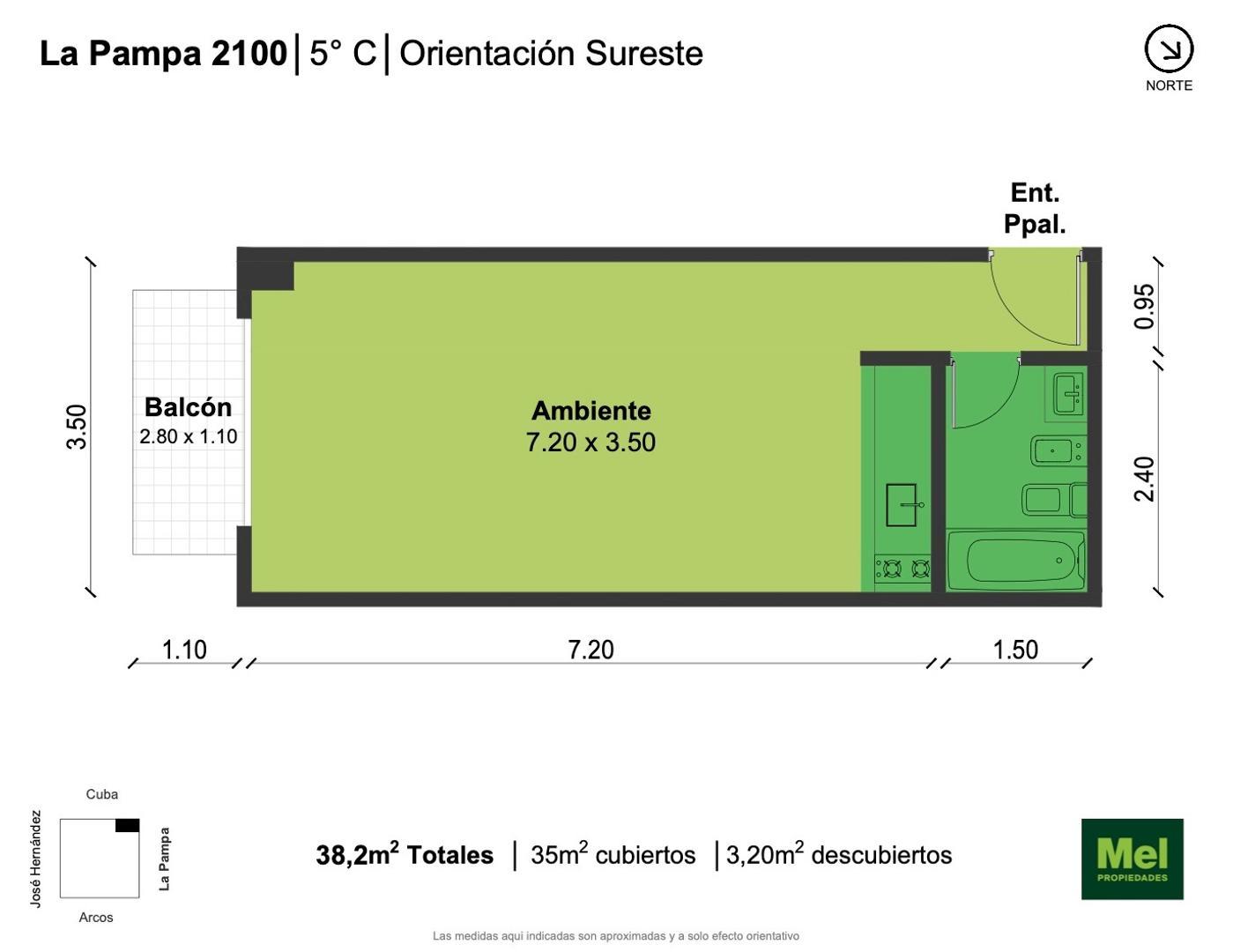 La Pampa 2100, Piso 5