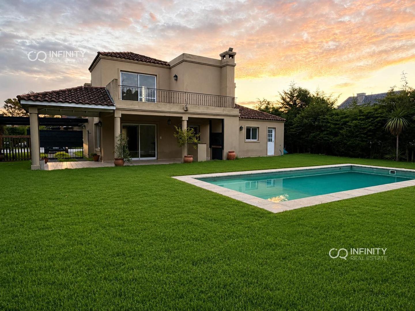 Casa en Venta 4 amb. con dep. y piscina, Barrio Echeverria del Lago Canning. NUEVAS CONDICIONES