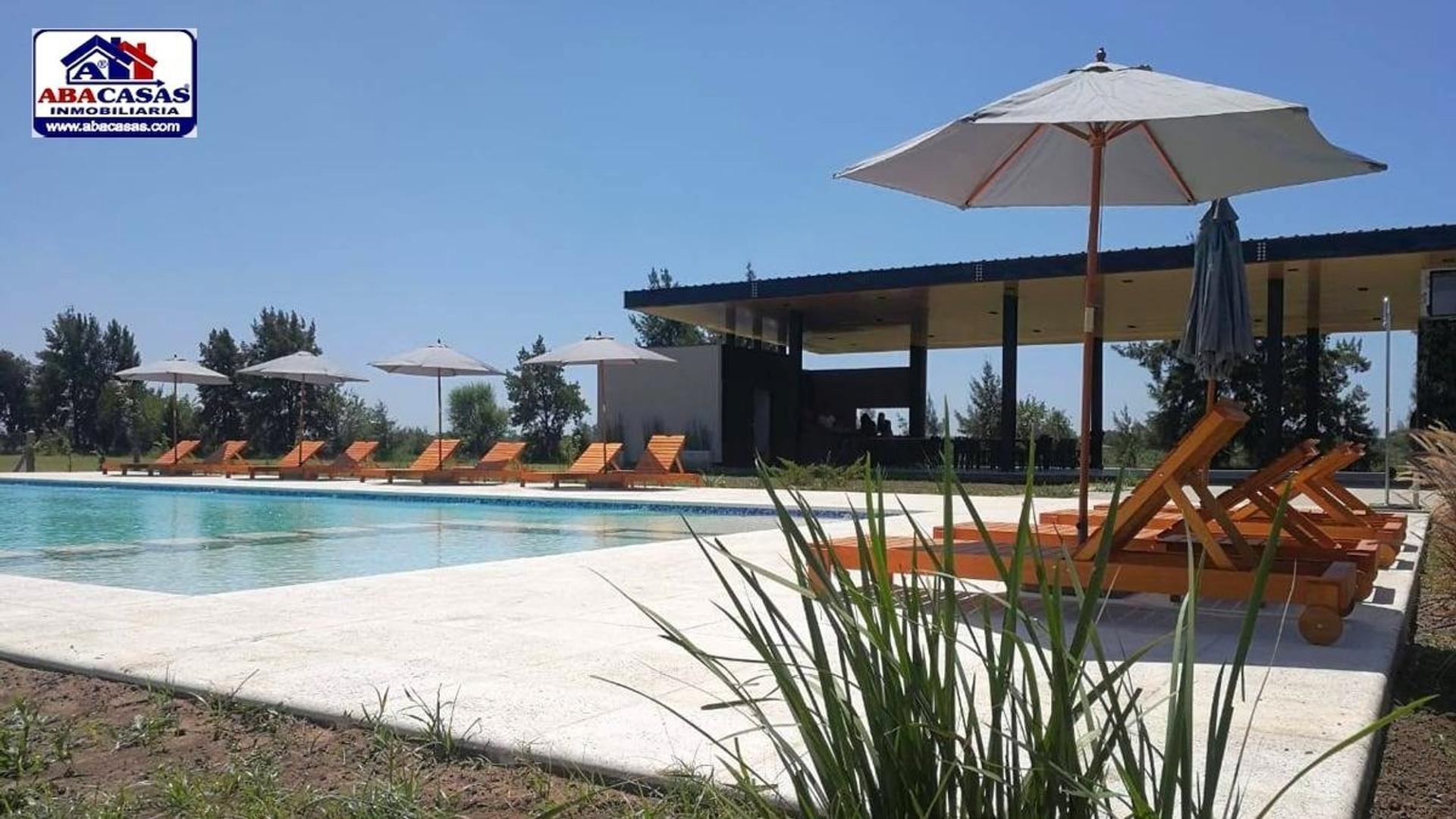 VENTA LOTE 80 EN BARRIO PRIVADO, SEGURIDAD 24HS, PISCINA!