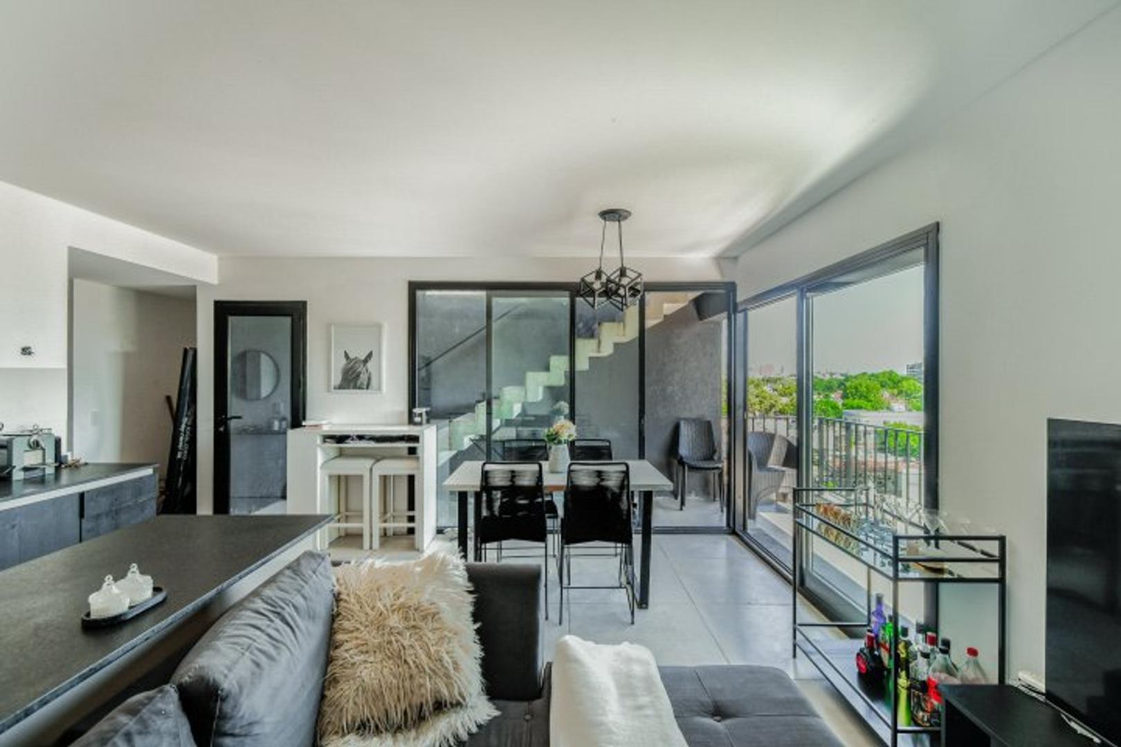 Departamento 2 ambientes con 2 baños