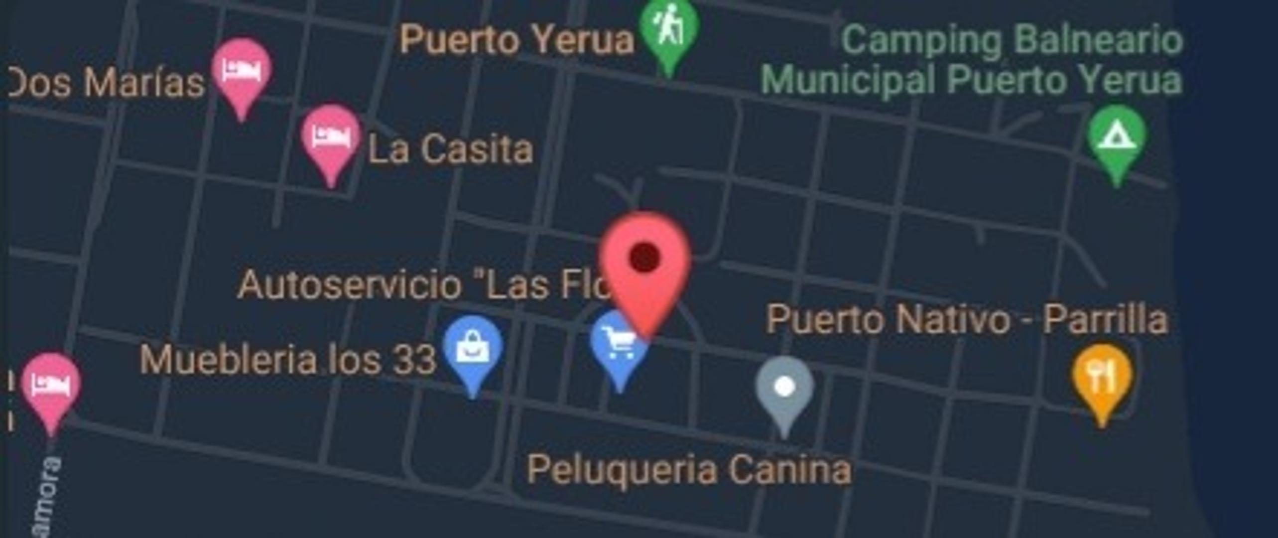 Amplio lote en Puerto Yeruá con servicios