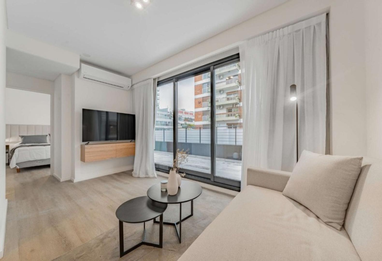 Departamento 2 ambientes con 2 baños