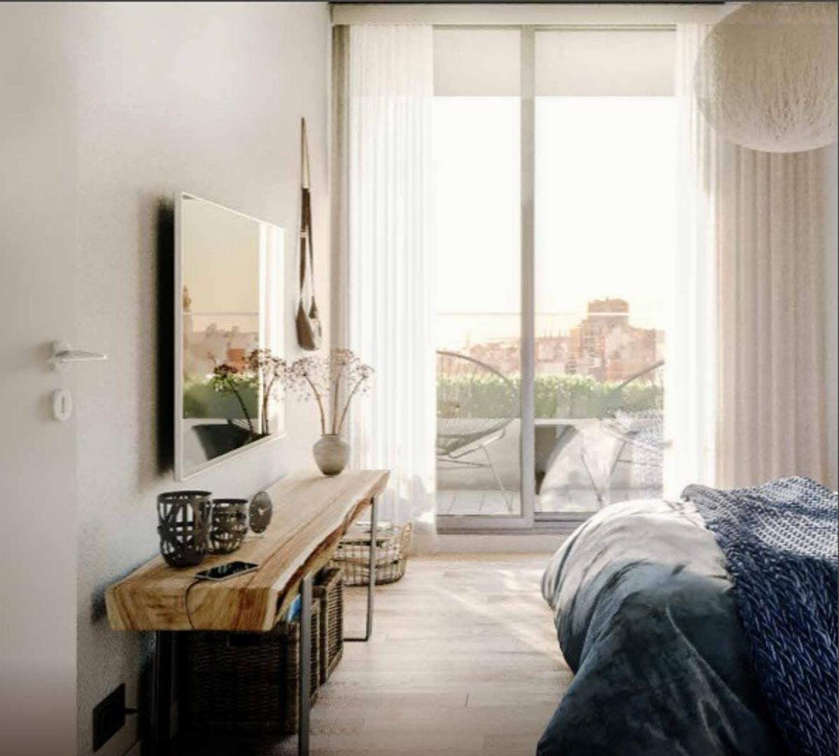 Departamento 2 ambientes con 1 baño