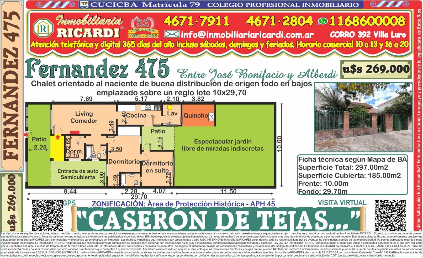 CASERÓN DE TEJAS...pintoresco chalet todo en bajos