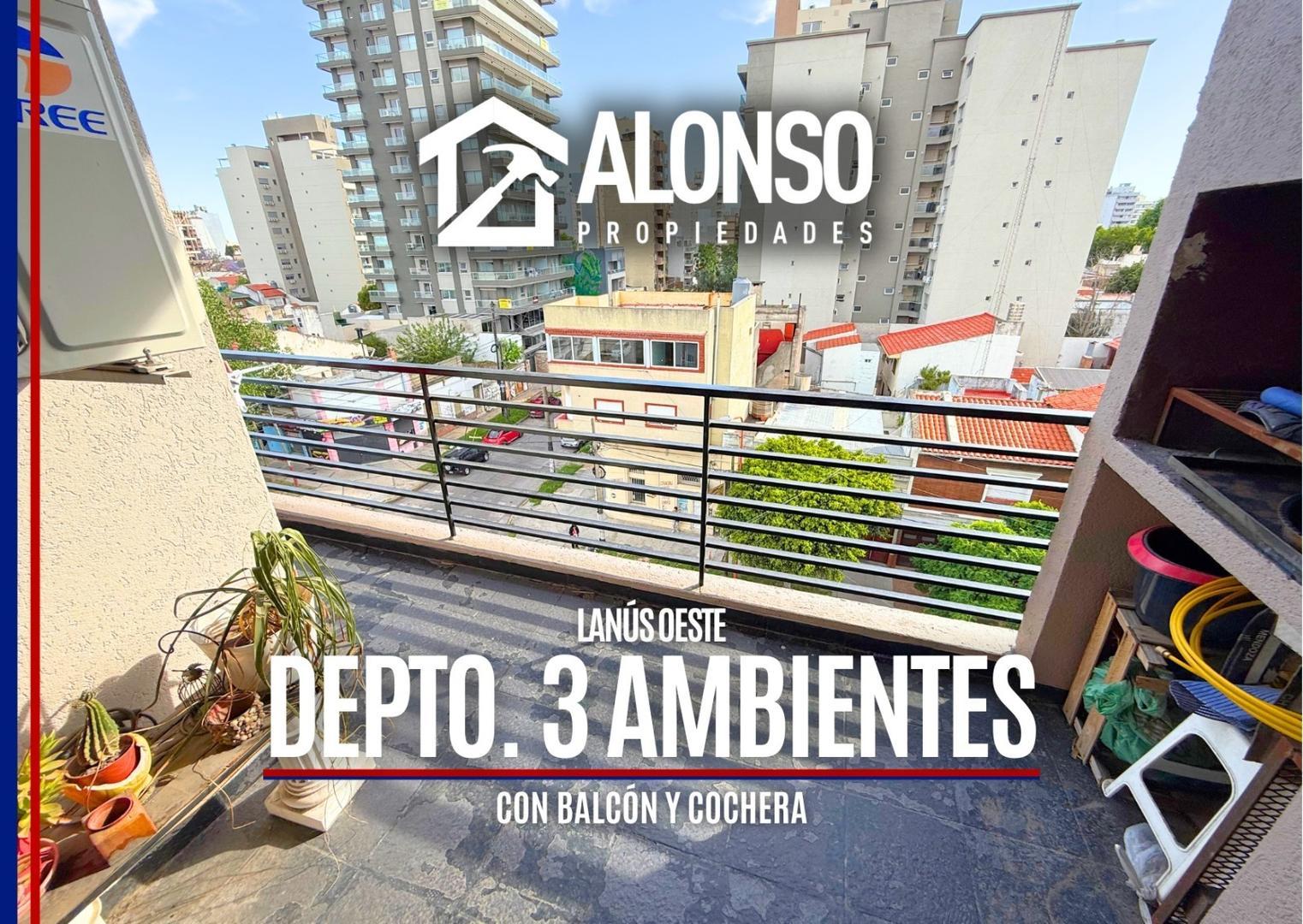 DEPARTAMENTO 3 AMBIENTES CON BALCÓN EN VENTA EN LANUS