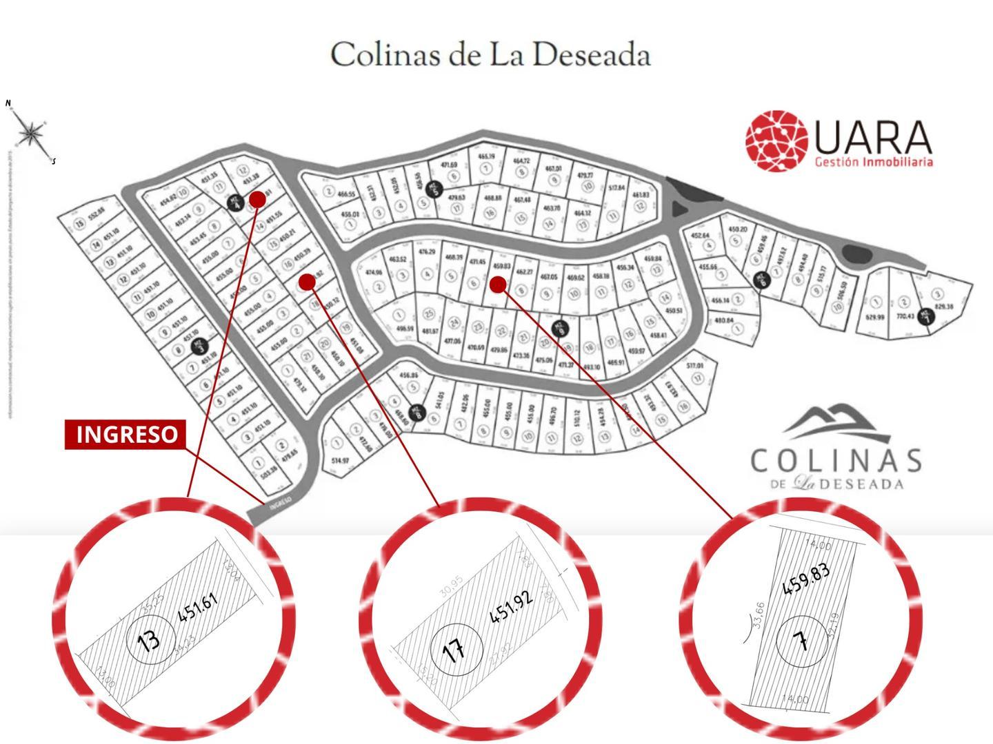 Terreno en Venta de 451,0 m2