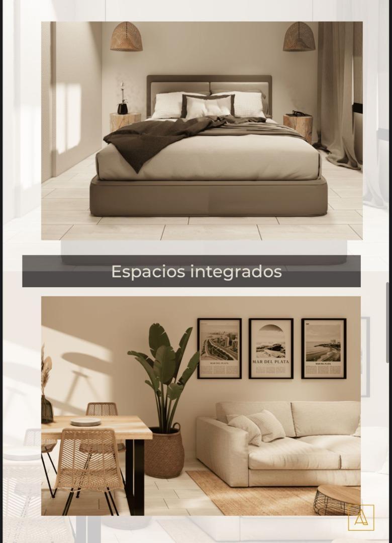 Departamento 2 ambientes con 2 baños