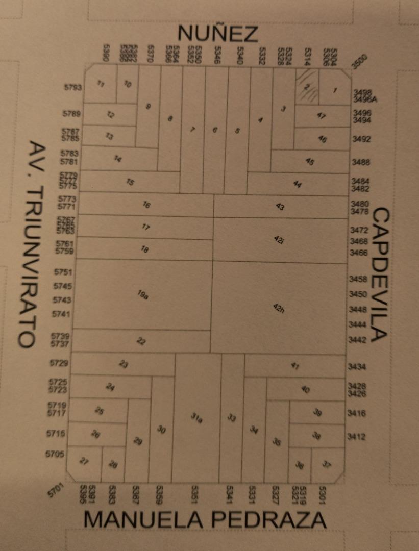 Terreno en Venta en Villa Urquiza, USD 230.000