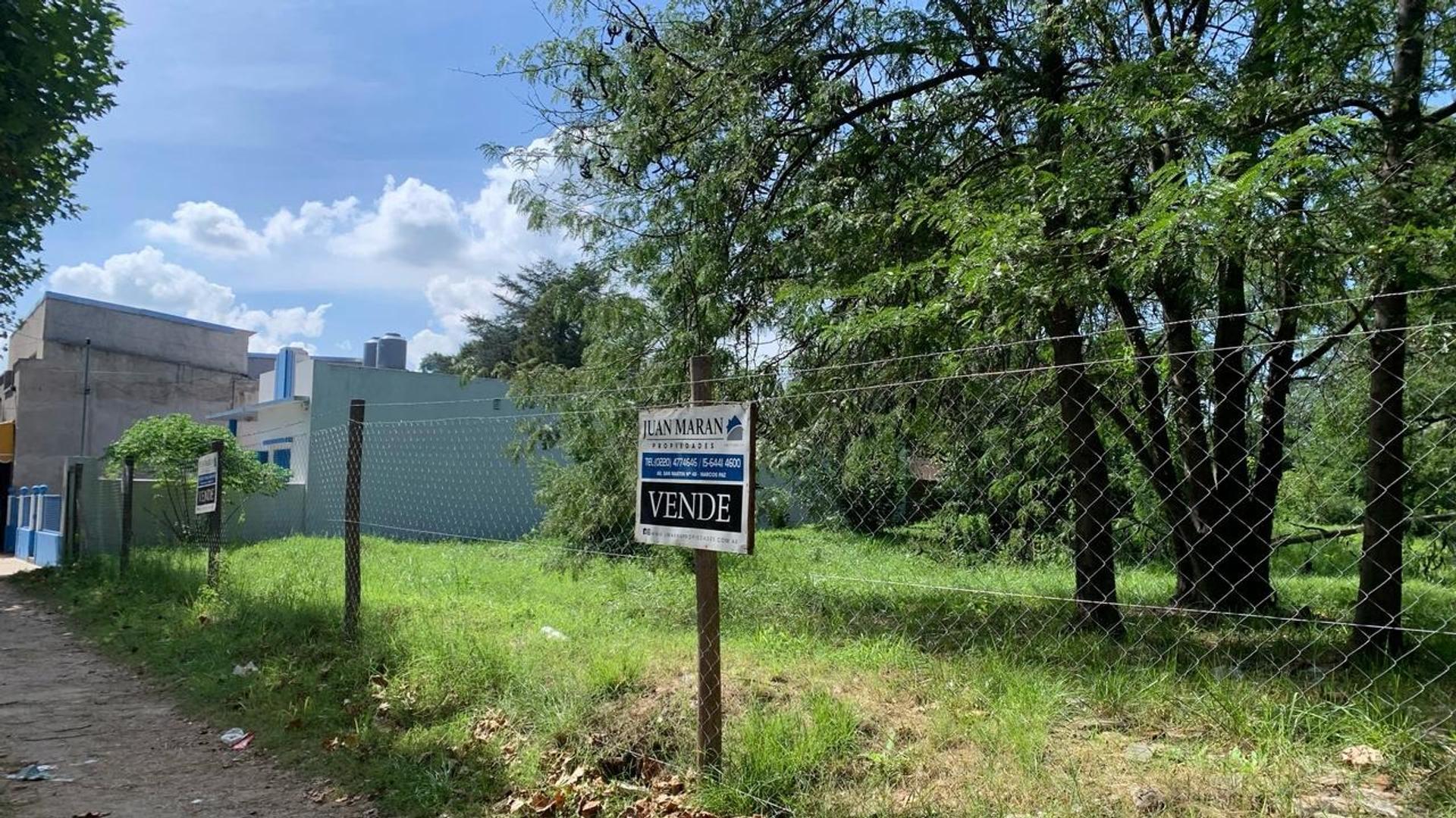 Lote centrico en Marcos Paz. Ideal desarrollo inmobiliario 