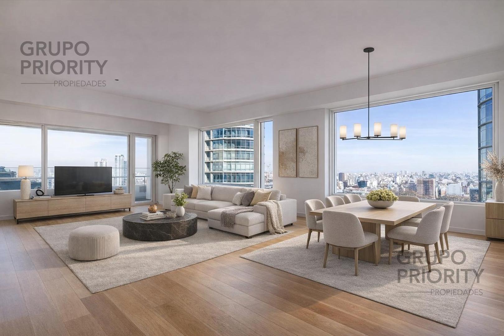 Departamento 3 ambientes en venta con cochera en Alvear Tower
