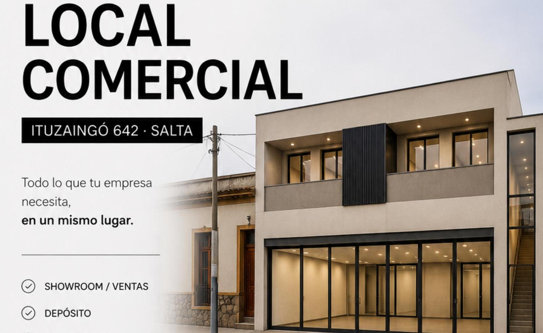 Alquiler Local comercial con 340 m² con oficinas en el Microcentro de Salta Capital