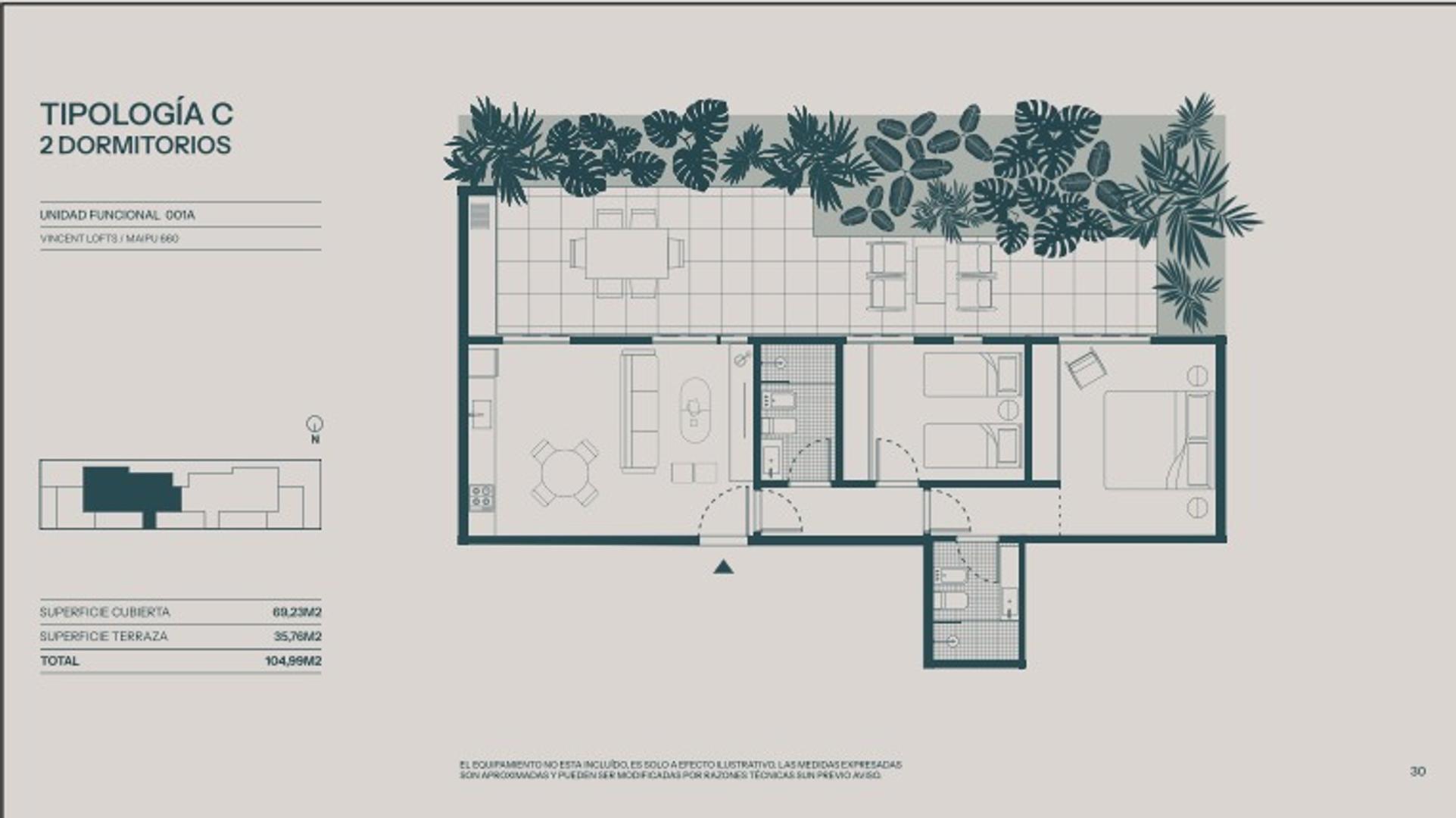 Departamento en Venta en Vicente Lopez, USD 67.902