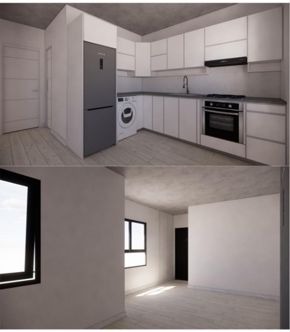 Departamento Monoambiente con 1 baño