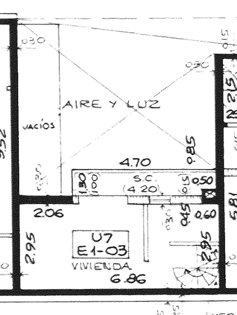 Depto Tipo Casa en Venta de 2 ambientes