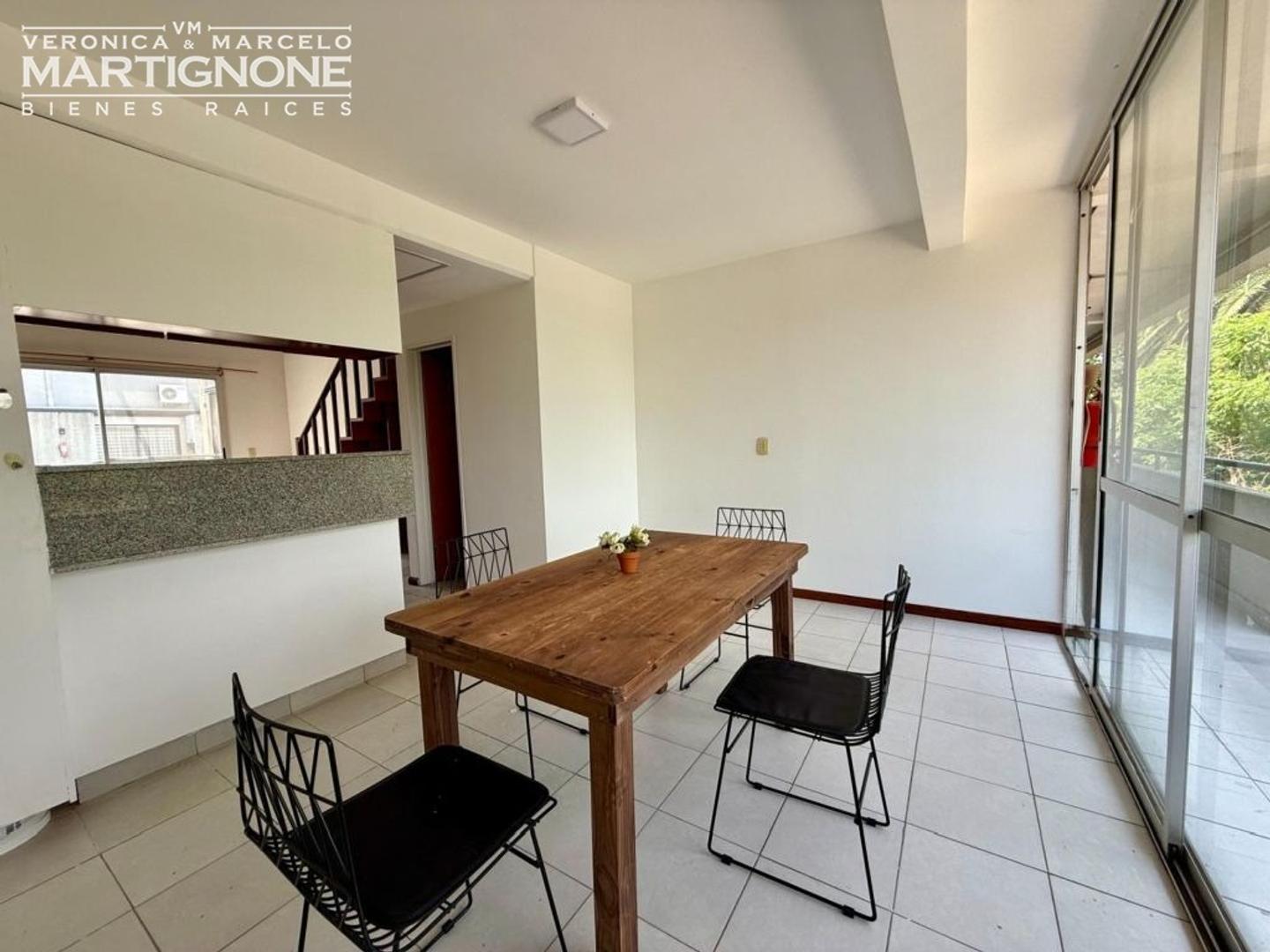 Departamento 2 ambientes con 2 baños