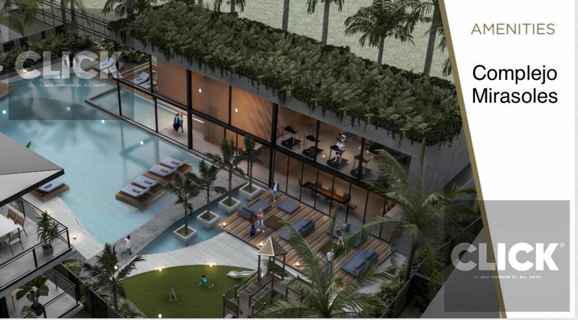 Departamento 3 Ambientes en venta con balcón en Complejo Mirasoles, Canning