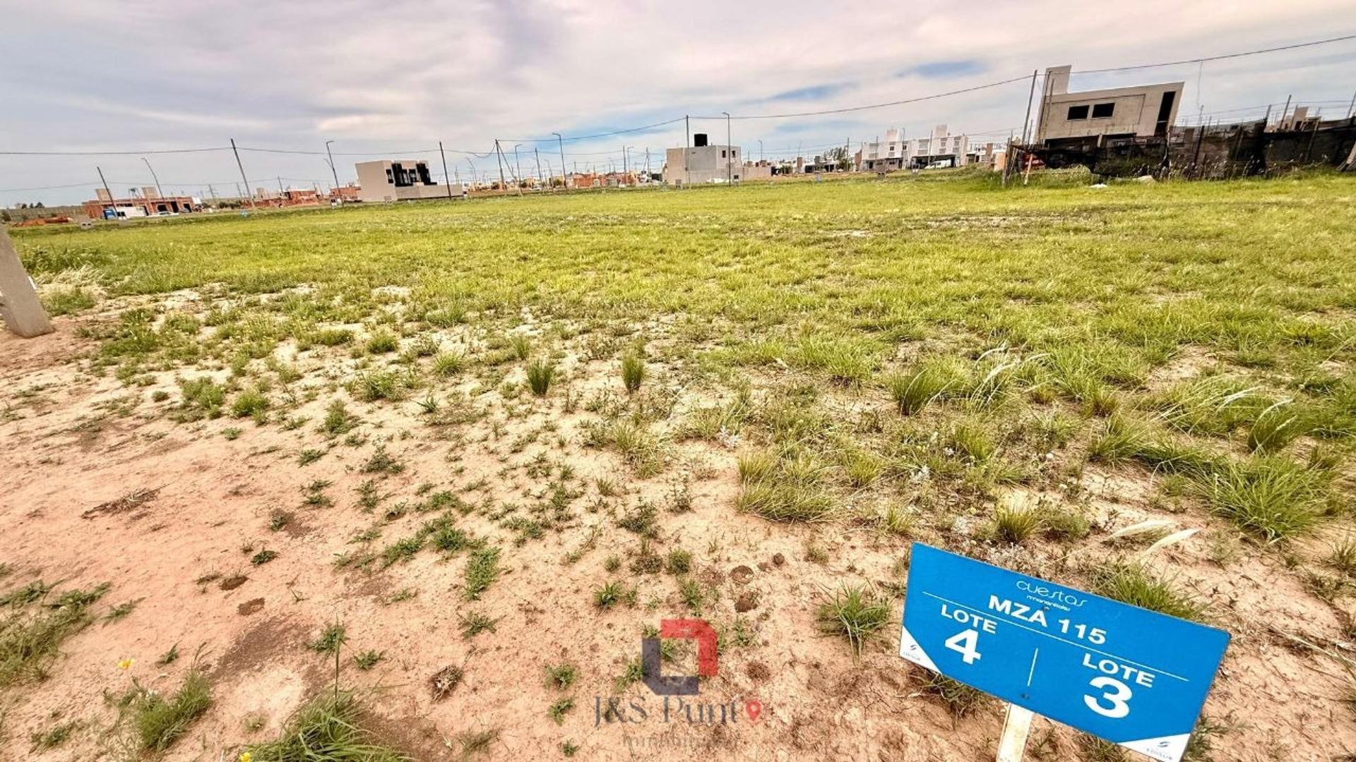 LOTE EN CUESTAS DE MANANTIALES