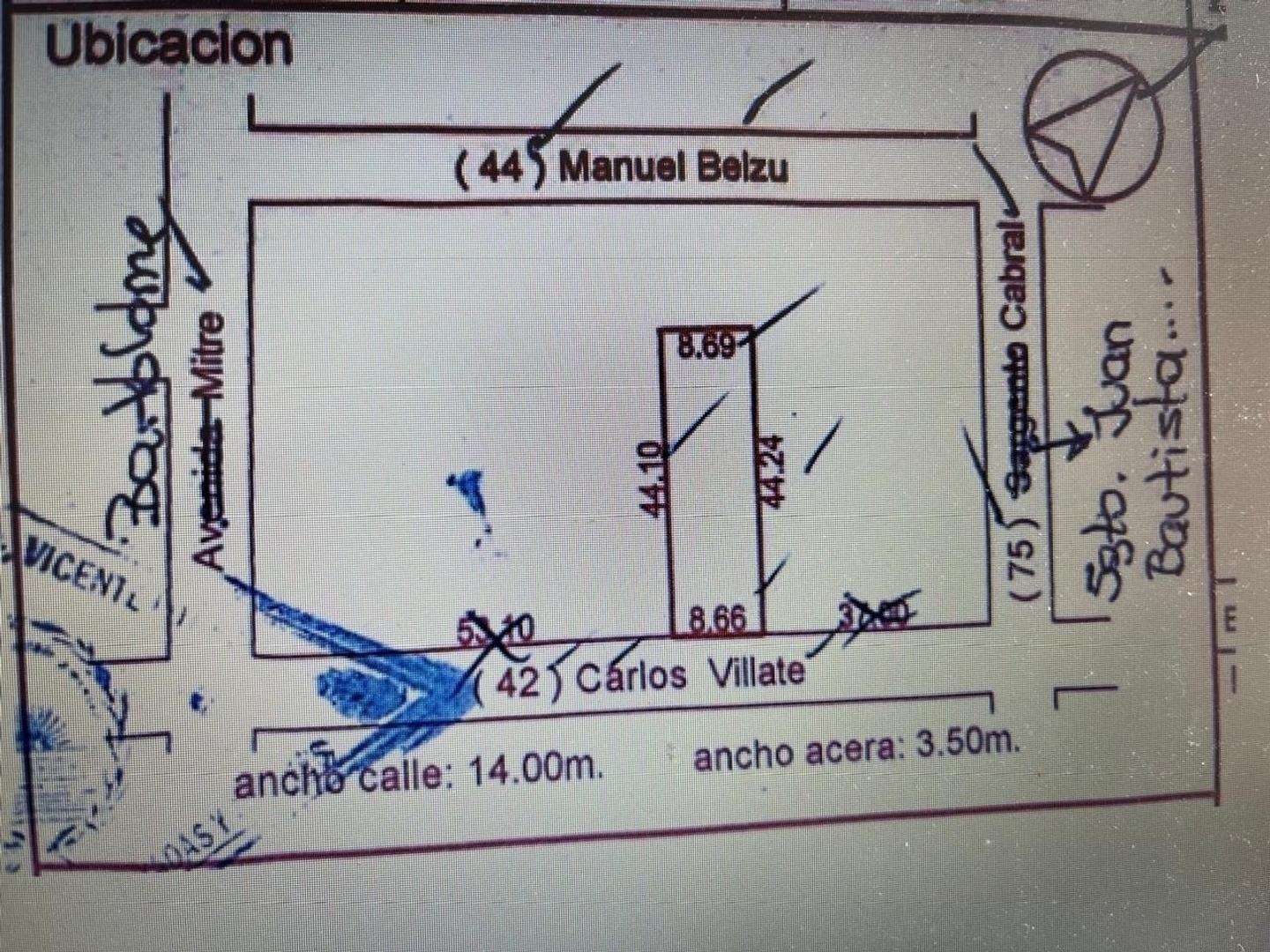 Venta Lote 8,66X44 en Munro ideal varios Rubros