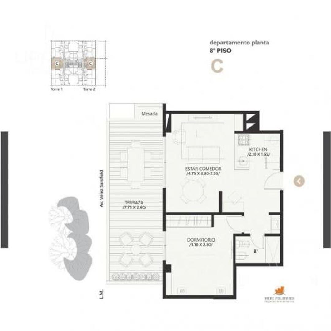 Departamento en Venta al Este