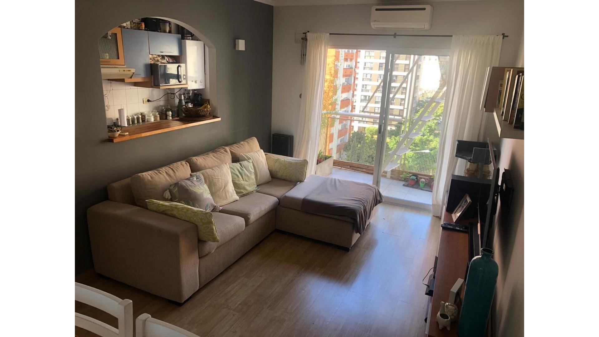 Departamento 2 ambientes con 1 baño