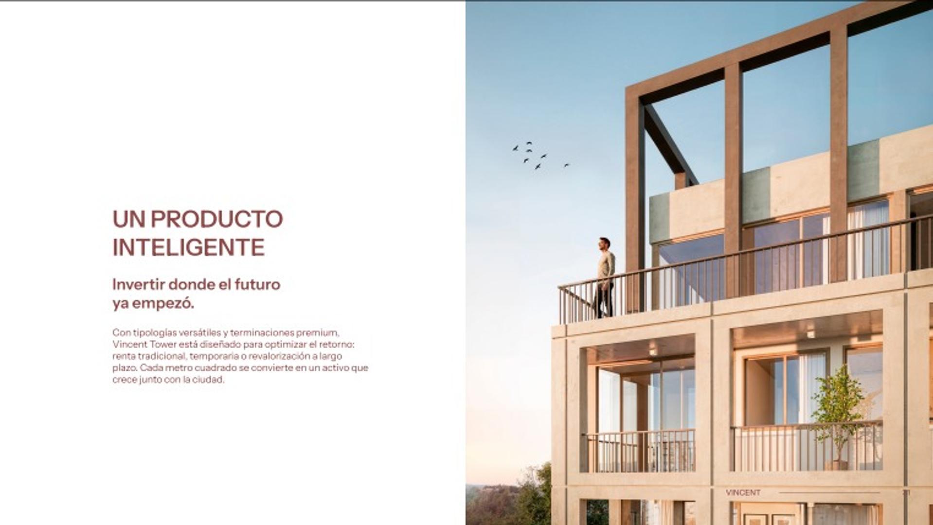 Departamento en el emprendimiento Vincent Tower
