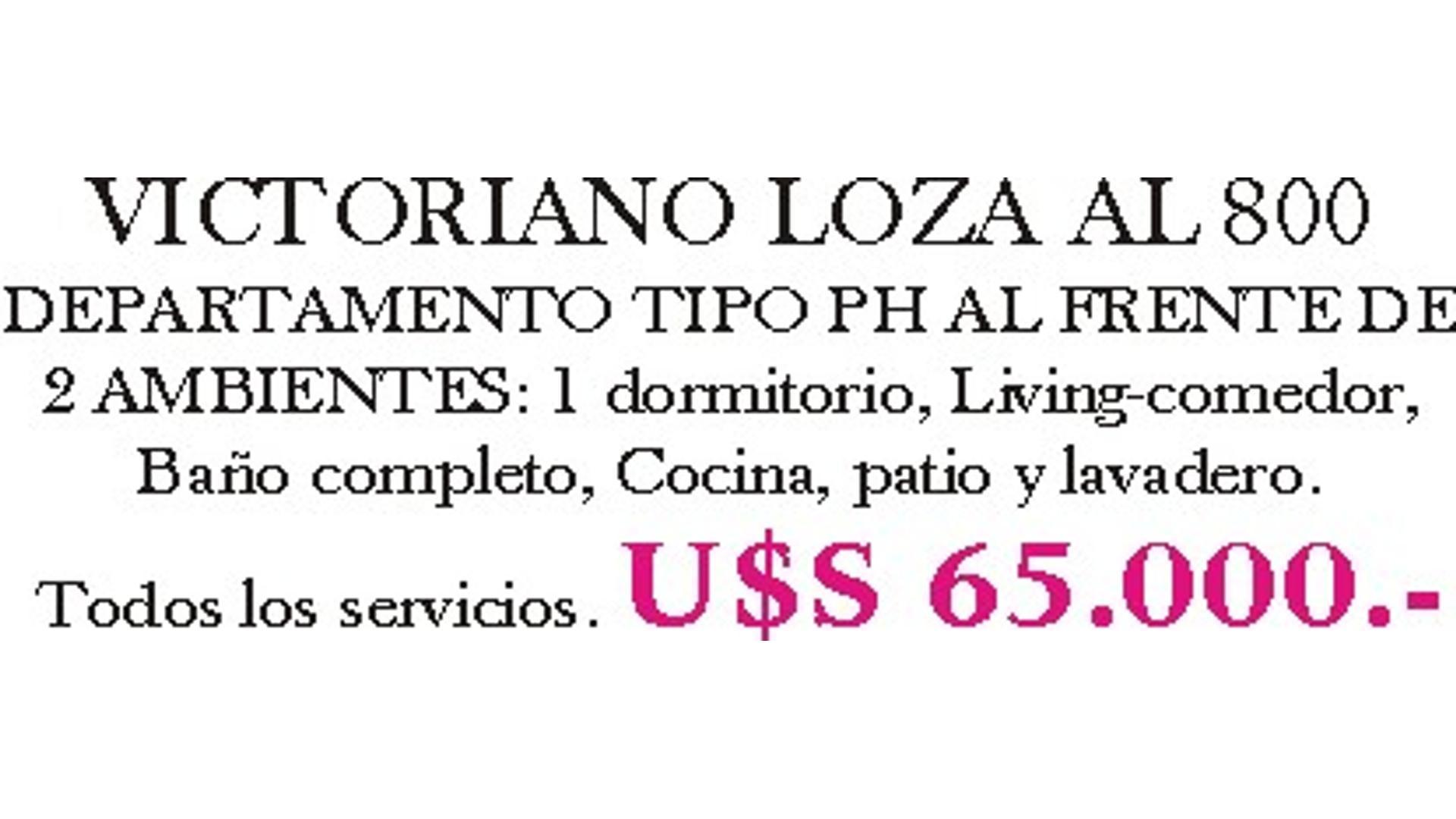 Depto Tipo Casa en Venta al Noroeste