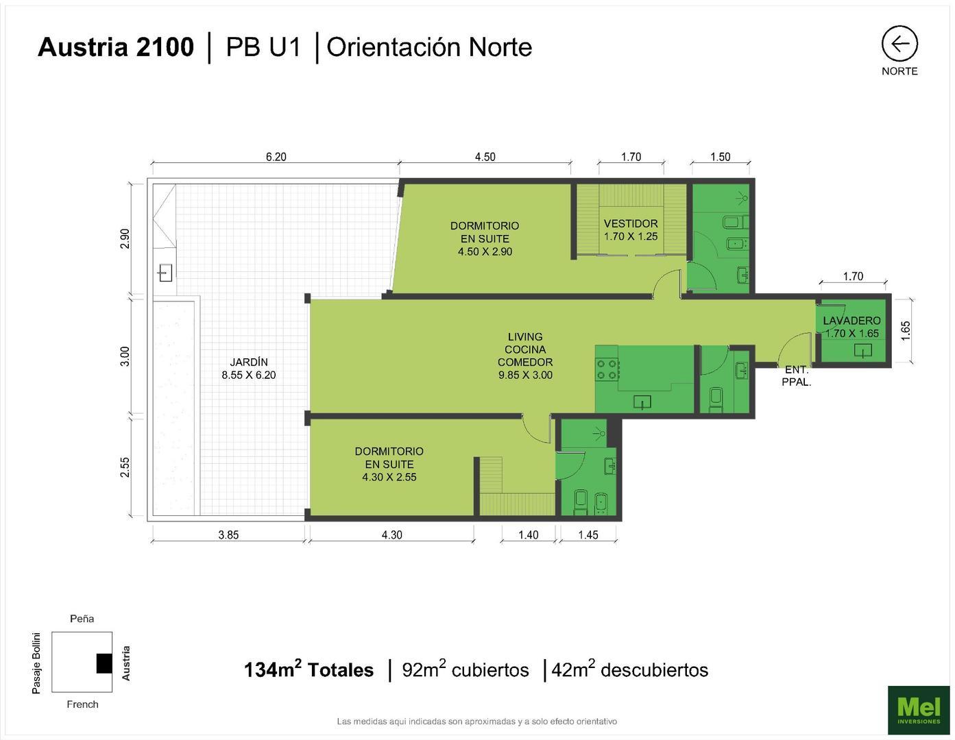 Austria 2100, Piso PB
