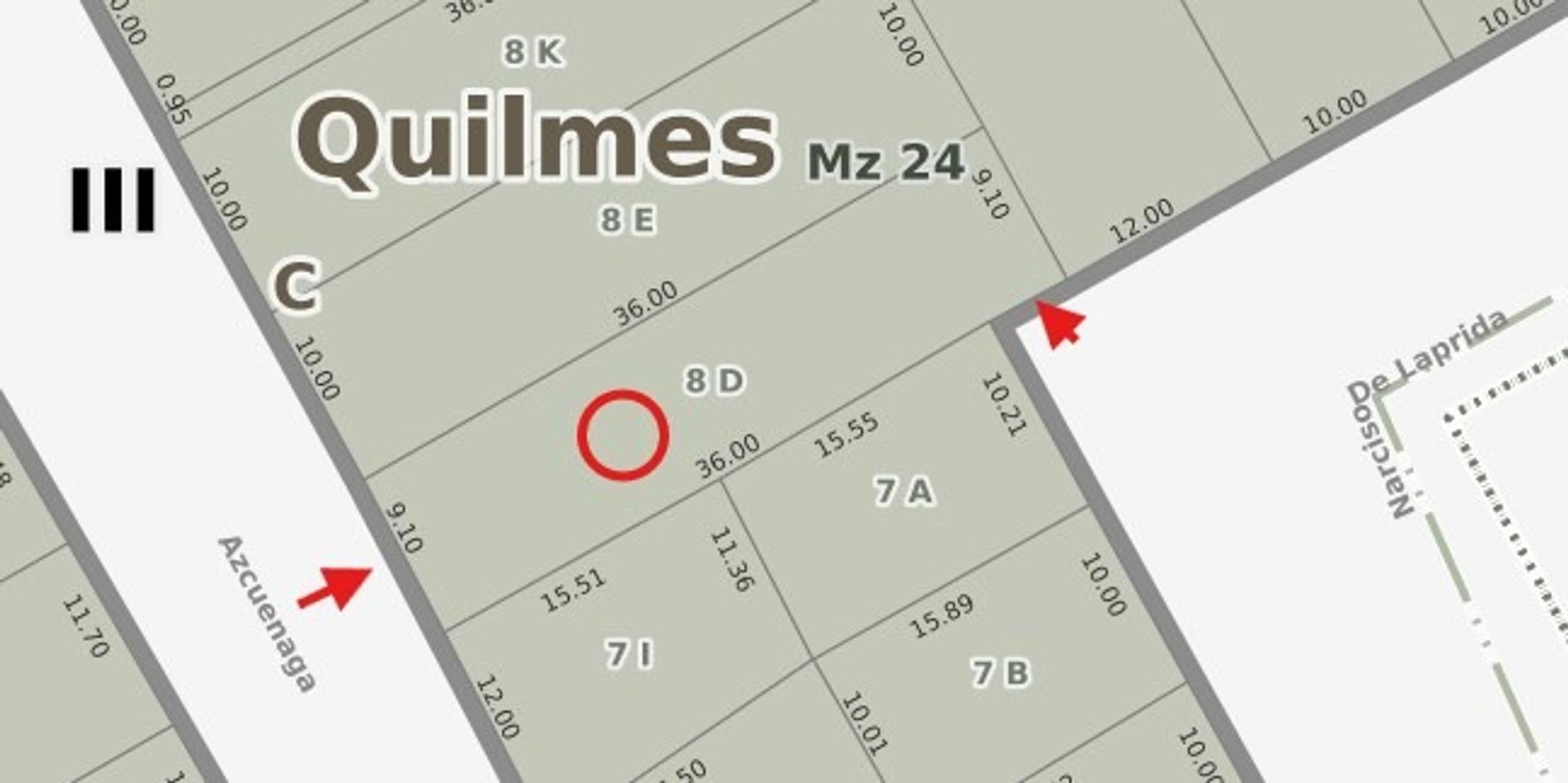 AMPLIO LOTE, con casa de 2 ambientes, SALIDA POR 2 CALLES