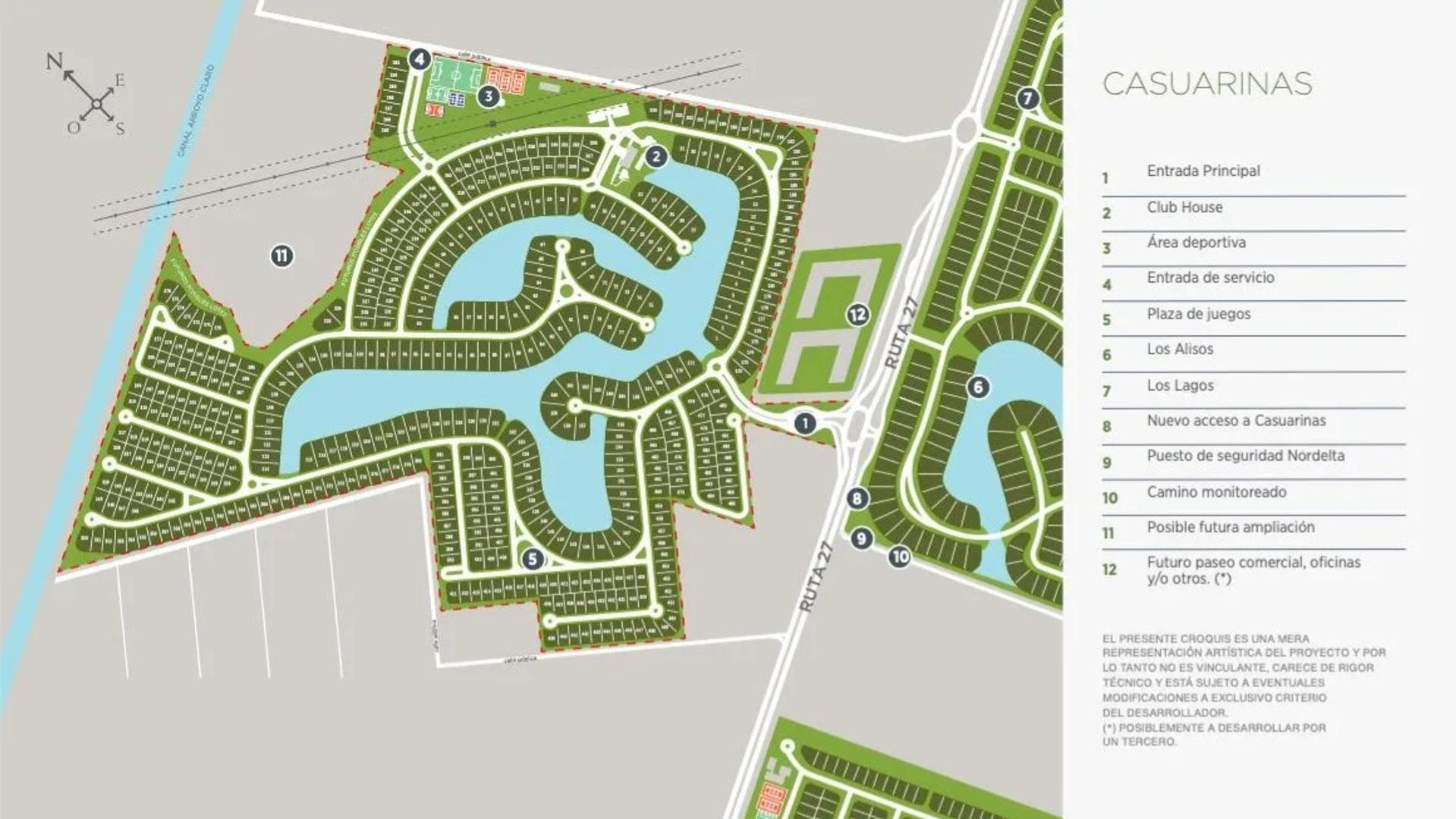 Terreno en Venta en Nordelta, USD 381.000