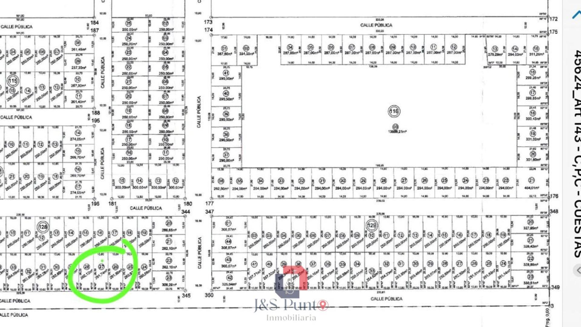 Lote en Cuestas de Manantiales (Apto Duplex)