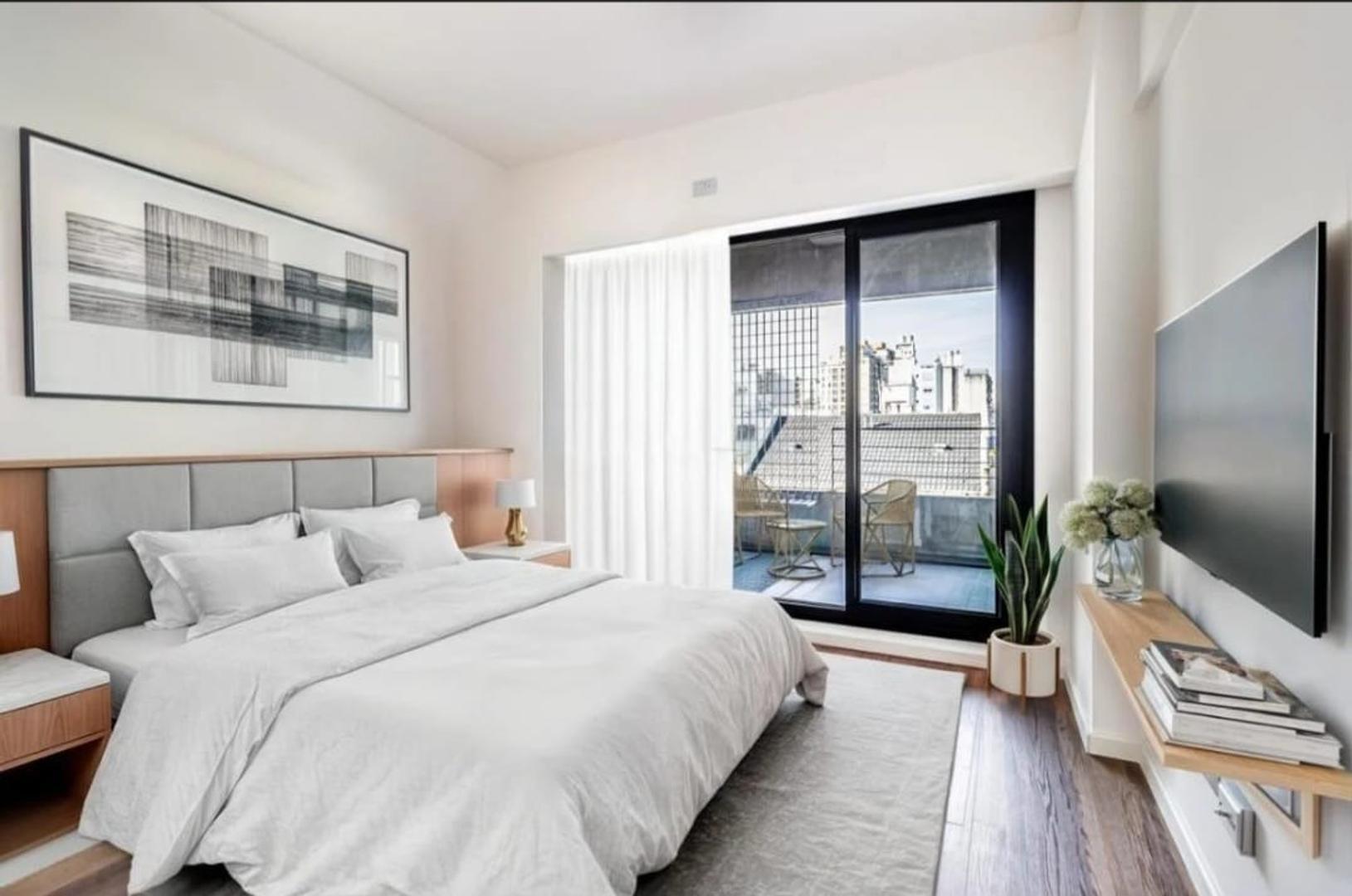 Departamento 2 ambientes con 1 baño