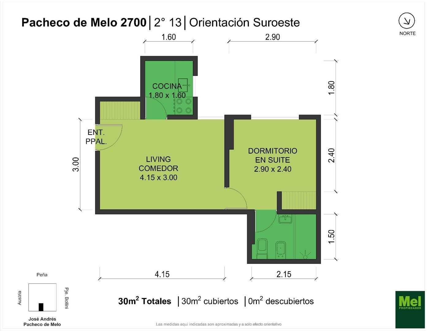 Pacheco De Melo 2700, Piso 2° 13