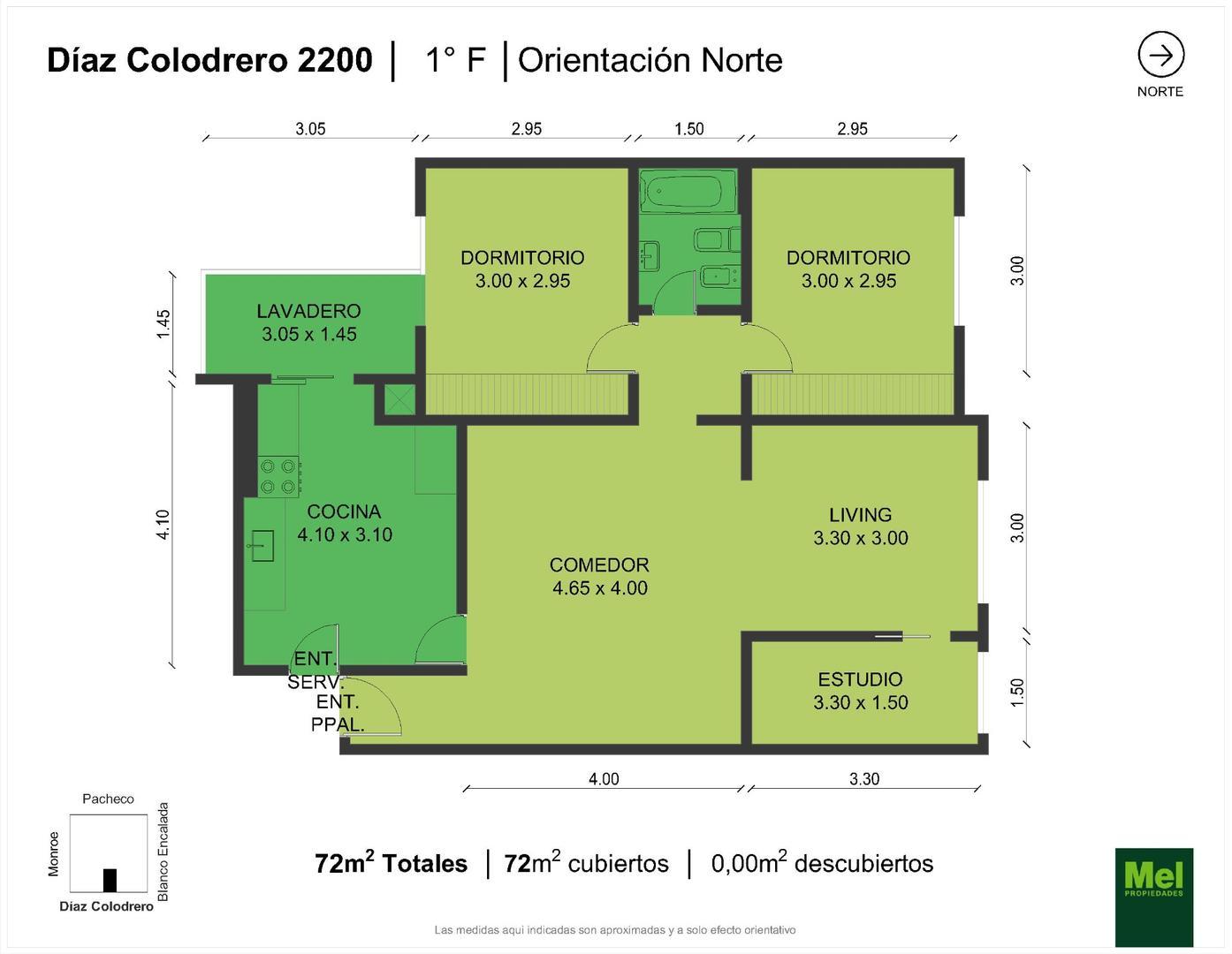 Díaz Colodrero 2300, Piso 1