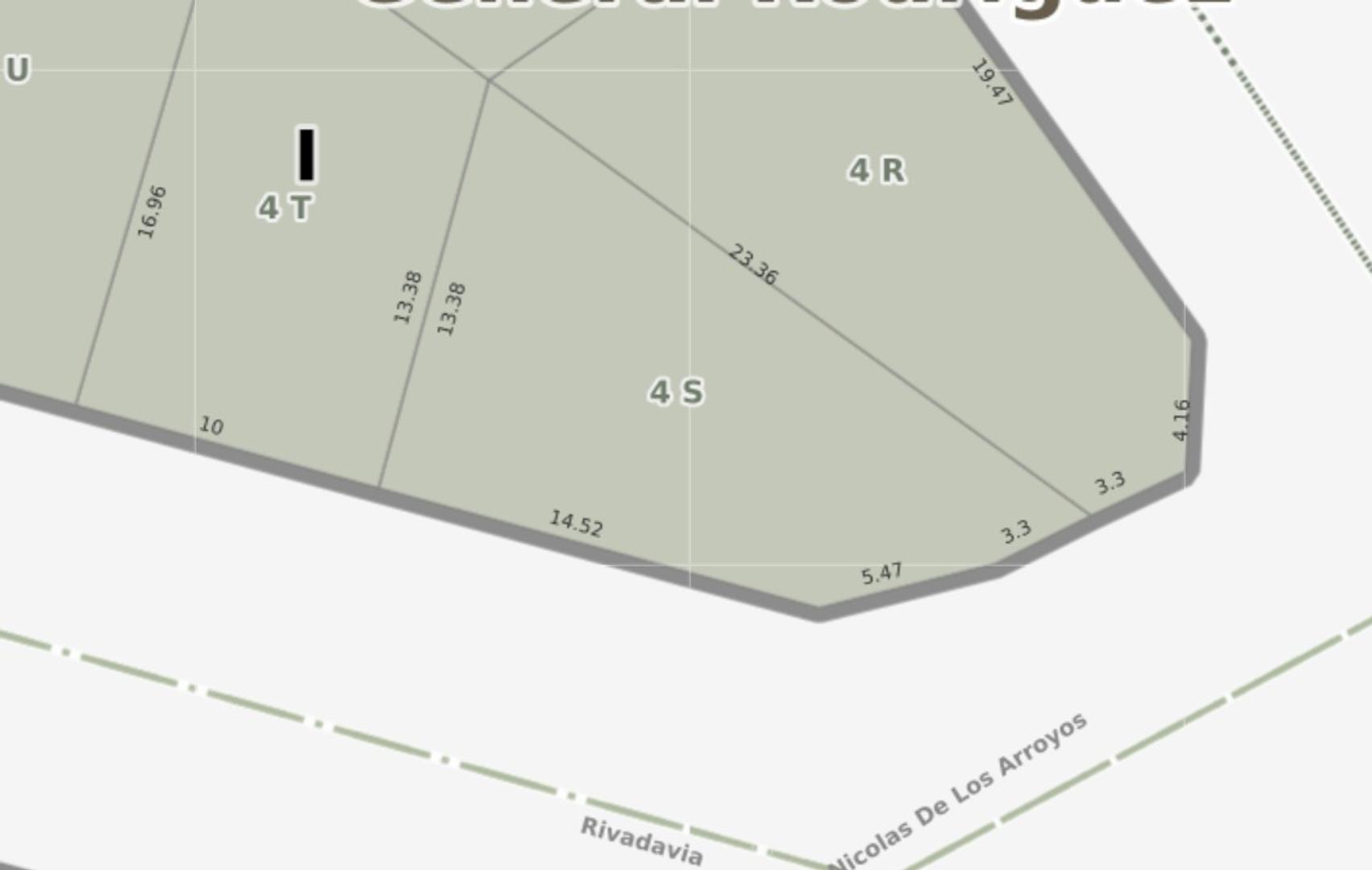 Terreno en Venta en General Rodriguez, USD 39.500