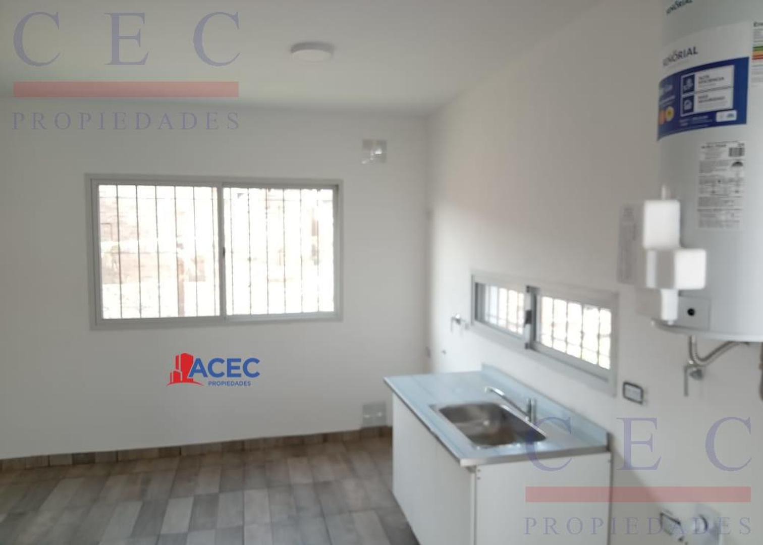 Departamento 2 ambientes con 1 baño