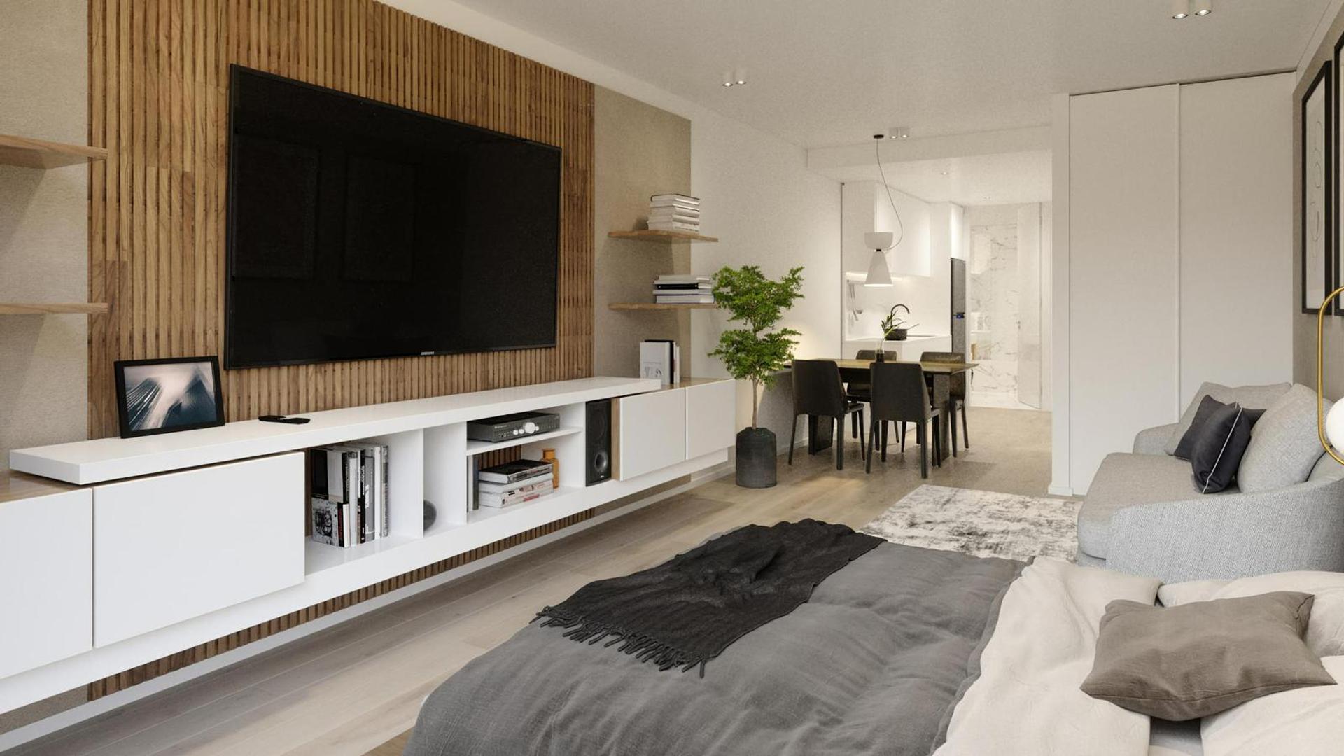 Venta Dpto Monoambiente al frente con Balcon Huergo al 200 Cañitas Palermo.