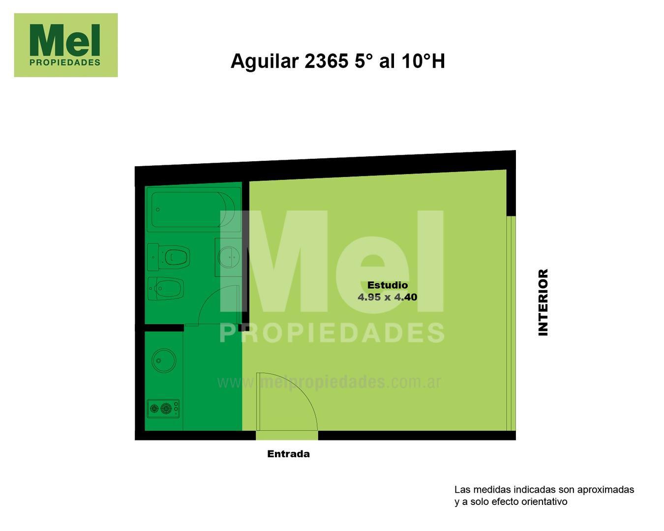 Aguilar 2300, Piso 2