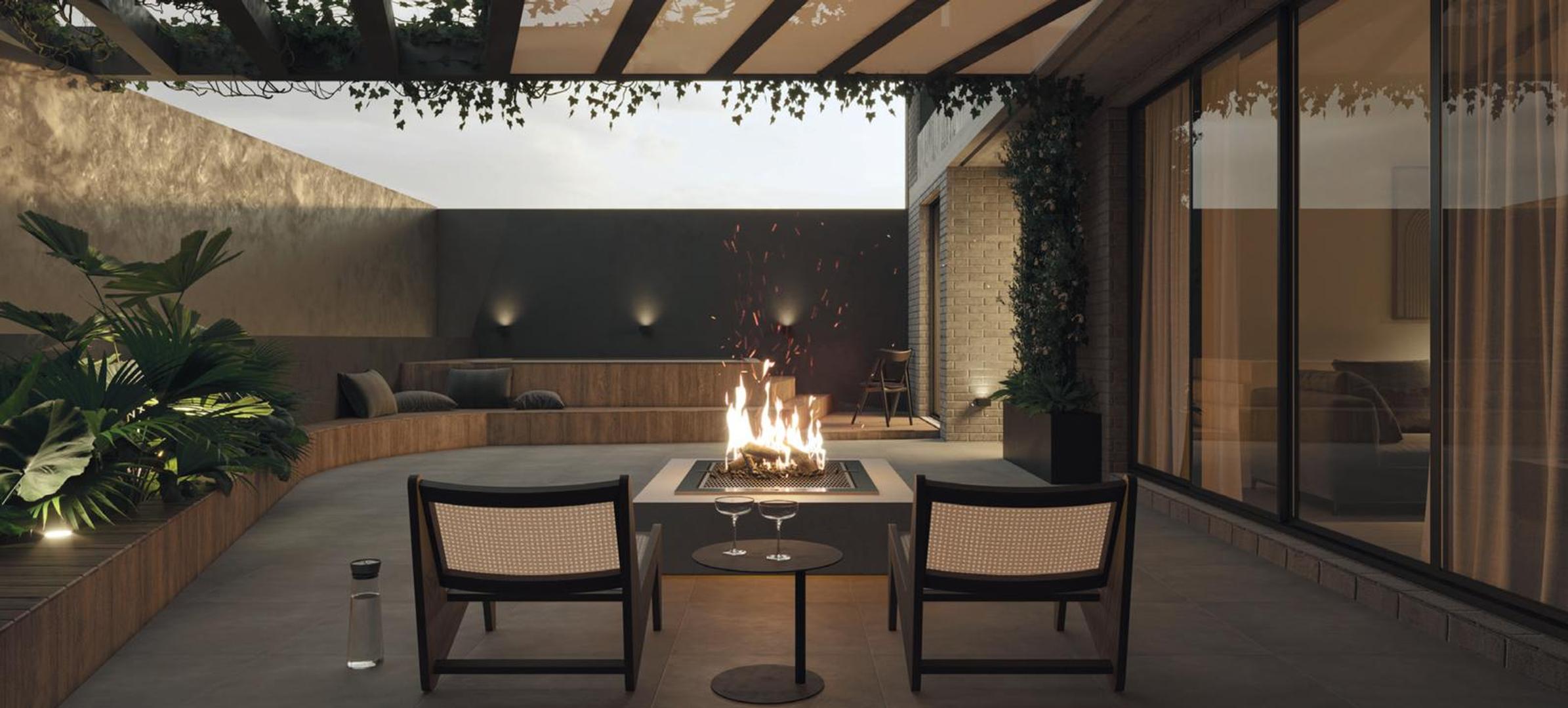 Departamento 2 ambientes con 1 baño